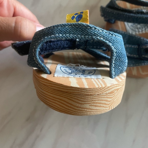 BUILD A BEAR WORKSHOP DENIM BUCKLE SANDALS - Picture 5 of 6
